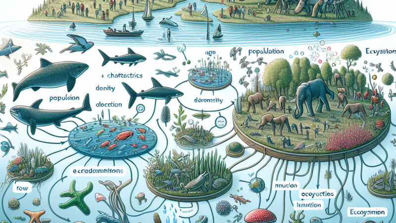Populacja, jej cechy oraz ekosystem - struktura i funkcjonowanie