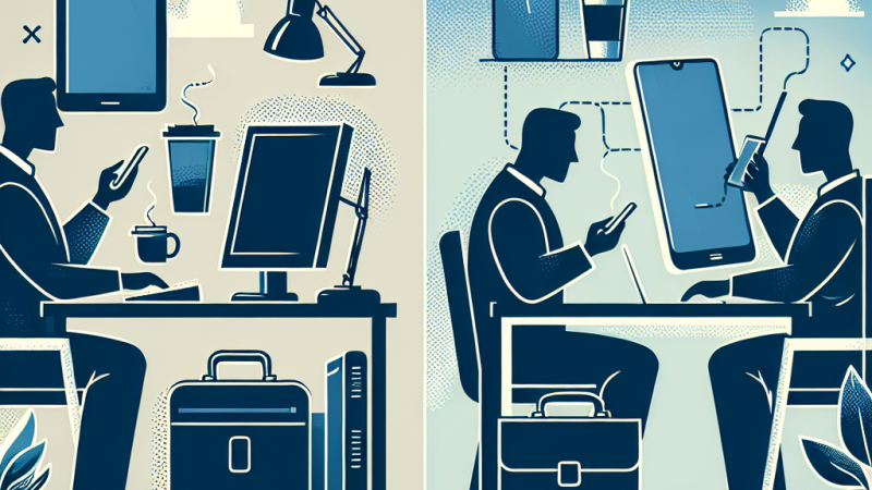 Porównaj dwa sprzęty, urządzenia, które pomogą w pracy