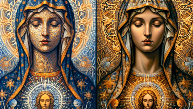 Porównaj „Lament świętokrzyski” i „Bogurodzicę”