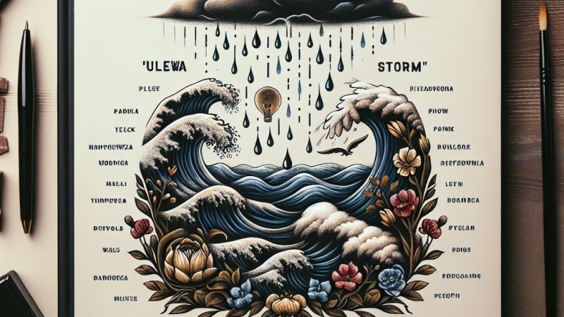 Porównaj "Ulewę" Adama Asnyka z sonetem "Burza" Adama Mickiewicza.