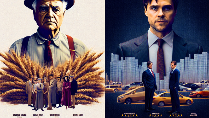 Porównanie filmów "Grona Gniewu" i "Big Short" w kontekście kryzysów gospodarczych XX i XXI wieku.