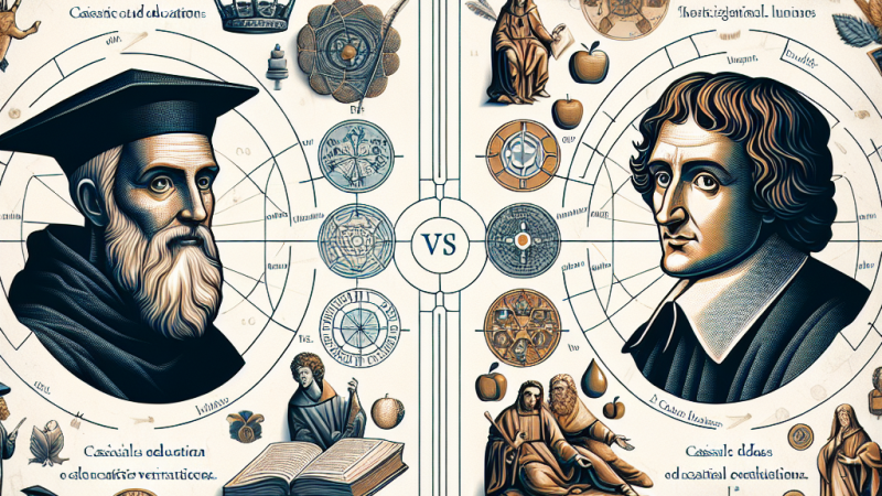 Porównanie idei wychowania według świętego Tomasza z Akwinu oraz Johna Locke'a: Tabela różnic i potwierdzeń