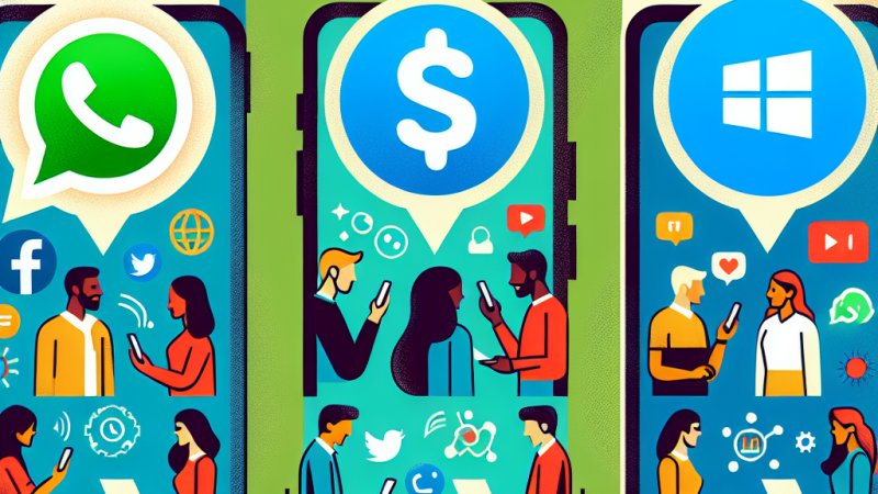 Porównanie kluczowych funkcji programów do komunikacji Whatsapp, Skype, Microsoft Teams