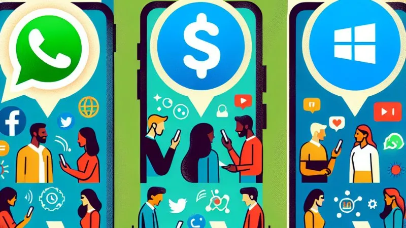 Porównanie kluczowych funkcji programów do komunikacji Whatsapp, Skype, Microsoft Teams