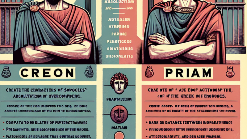 Porównanie Kreona z "Antygony" Sofoklesa i Priama z "Odprawy posłów greckich"