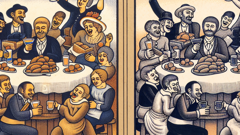 Porównanie motywu biesiady przedstawionego w utworach: „O doktorze Hiszpanie” Jana Kochanowskiego oraz „Pijaństwo” Ignacego Krasickiego