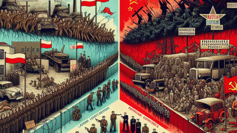 Porównanie okupacji sowieckiej i niemieckiej na ziemiach polskich
