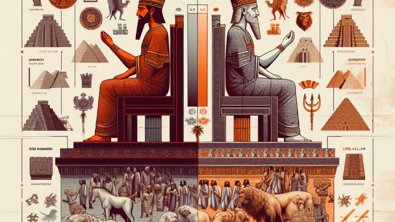 Porównanie panowania króla Hammurabiego w Babilonii i króla Salomona w Izraelu