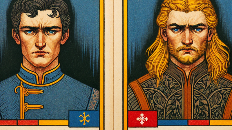 Porównanie postaci Konrada Wallenroda i Almanzora w balladzie "Aplhuara"