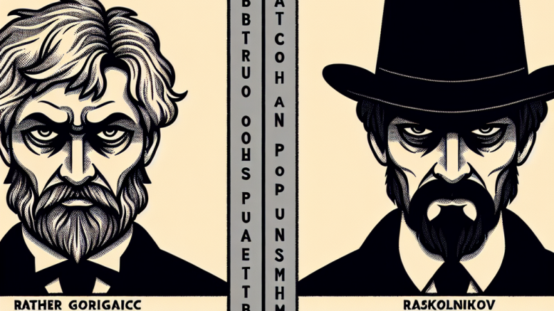 Porównanie Rastignaca z "Ojca Goriota" i Raskolnikowa ze "Zbrodni i kary"
