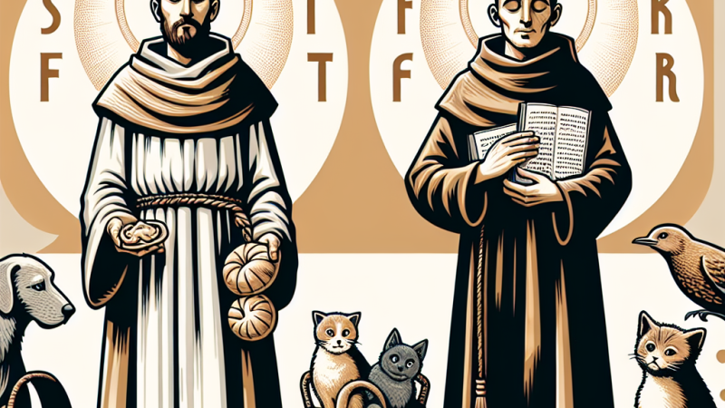 Porównanie św. Aleksego i św. Franciszka