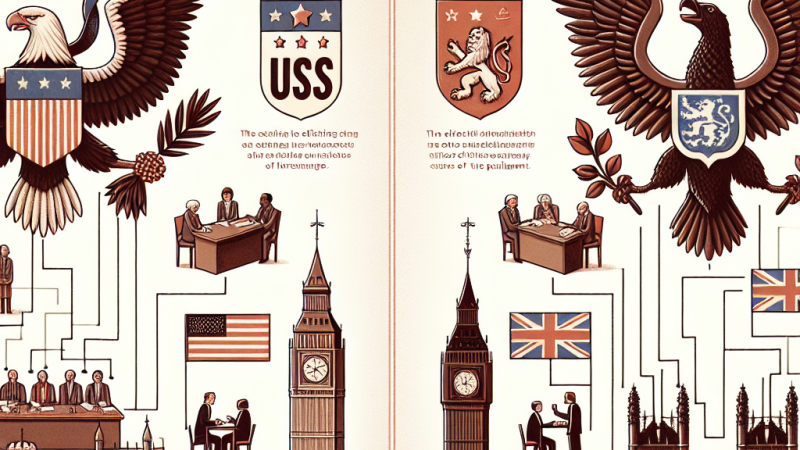 Porównanie ustroju politycznego Stanów Zjednoczonych Ameryki i Wielkiej Brytanii: system partyjny, system wyborczy, struktura i funkcje parlamentu.