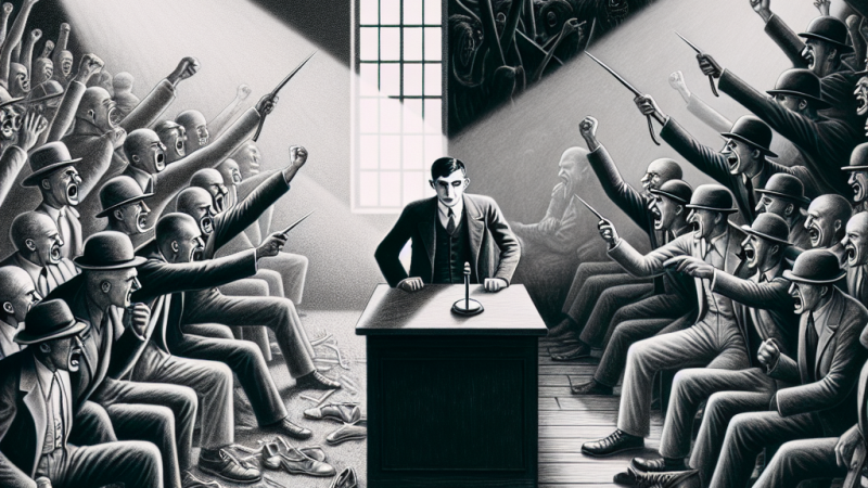 Porównanie wizji ludzkiego losu w „Procesie” Franza Kafki i w „Szewcach” Witkacego: Wspólne i odmienne aspekty oraz walka bohaterów tych utworów