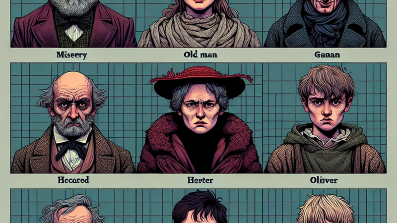 Portrety psychologiczne bohaterów literackich i filmowych z uwzględnieniem pochodzenia społecznego