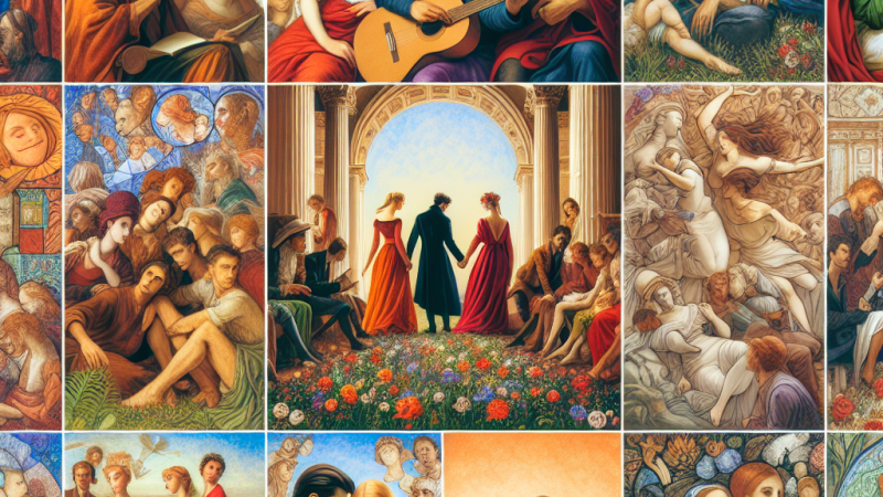 Portrety zakochanych w literaturze i sztuce.