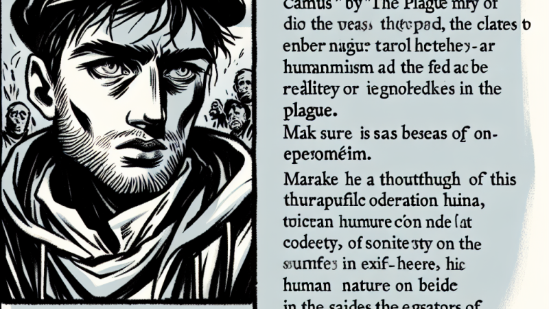 Postawa Tarrou w powieści "Dżuma" Alberta Camusa - charakterystyka