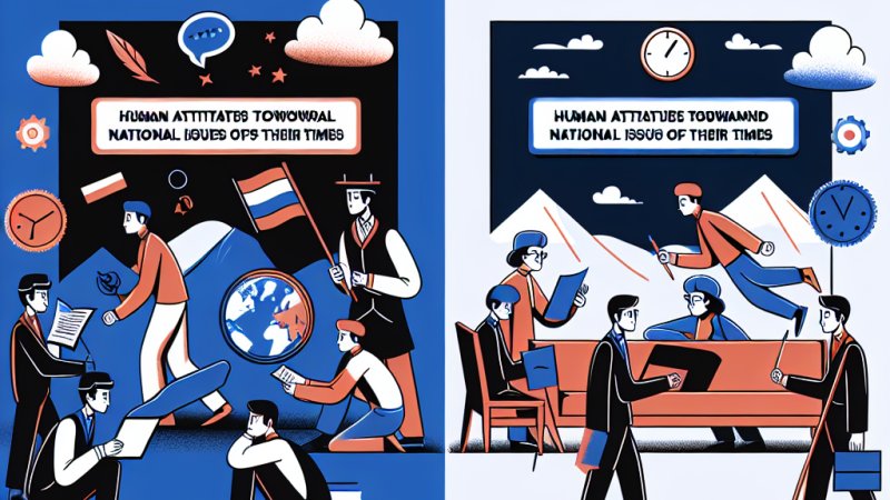 Postawy człowieka wobec spraw narodowych i społecznych jego czasów