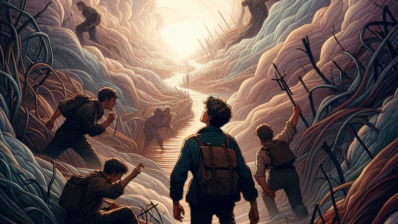 Postawy człowieka wobec życia w "Przedwiośniu" - zagubiony, lecz konsekwentnie dążący do celu