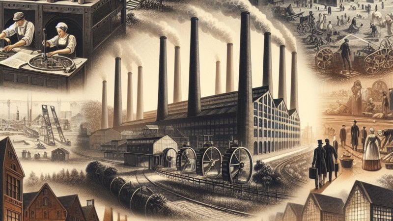 Postęp technologiczny w XIX wieku: Wpływ na gospodarkę i życie codzienne ludzi
