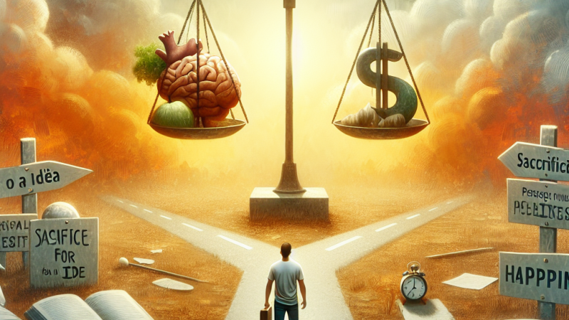 Poświęcenie dla idei czy własne szczęście?