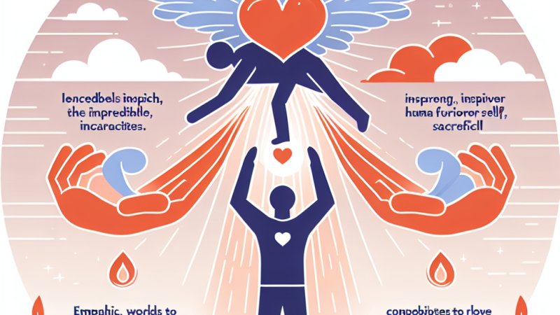 Potęga miłości w działaniu człowieka.