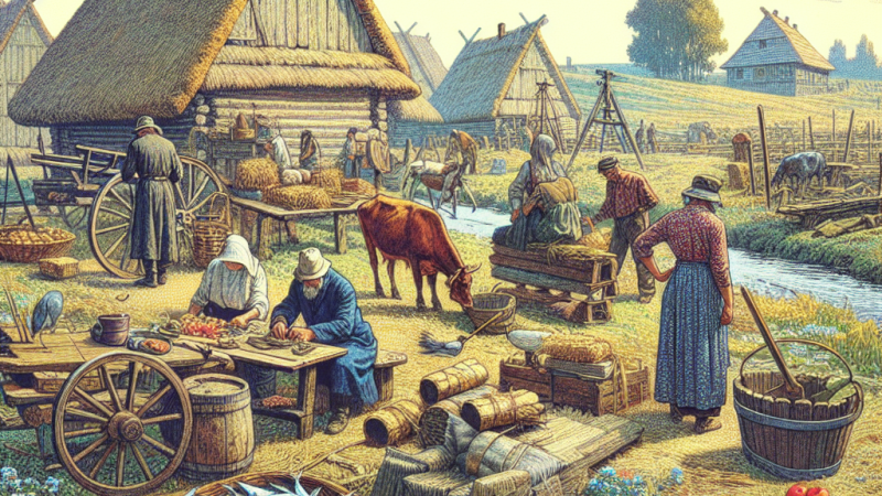 Pozytywne i negatywne cechy społeczności wiejskiej w oparciu o powieść  pod tytułem ,,Chłopi” Władysława Reymonta