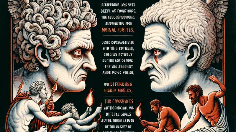 Prawa boskie kontra prawa ludzkie w "Antygonie" Sofoklesa i micie o Prometeuszu.