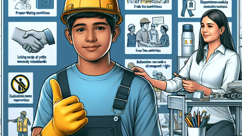 Prawa i obowiązki nieletniego pracownika.