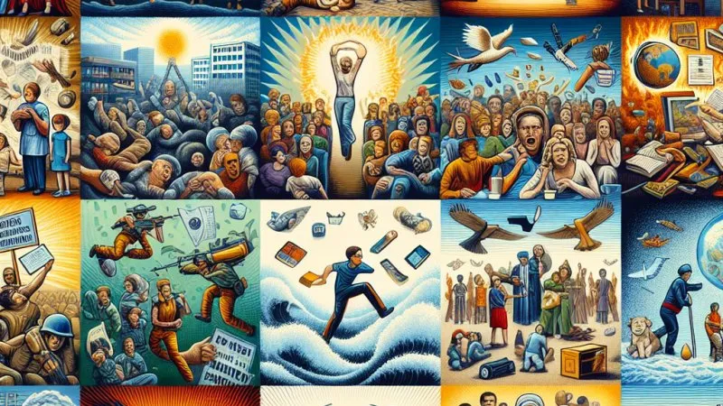 Prawda o człowieku ukazywana przez jego wybory w sytuacjach skrajnych - "Ludzie, którzy szli" i "Proszę państwa, do gazu"