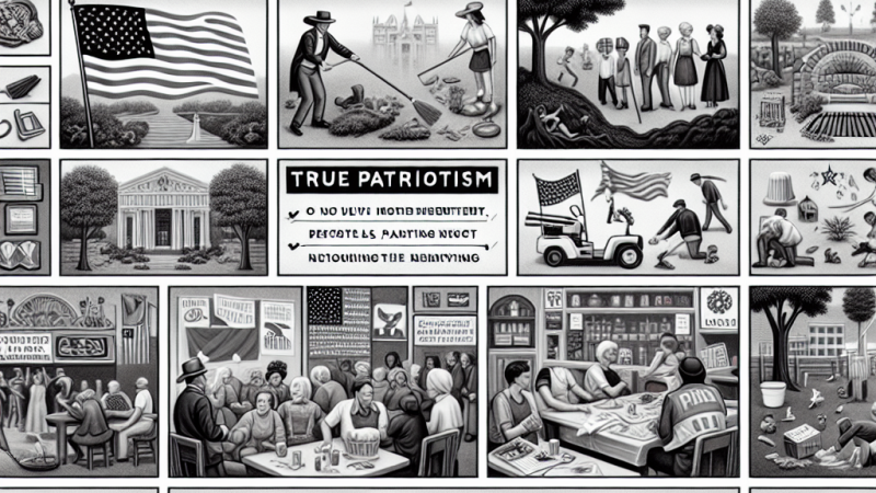 Prawdziwy patriotyzm.