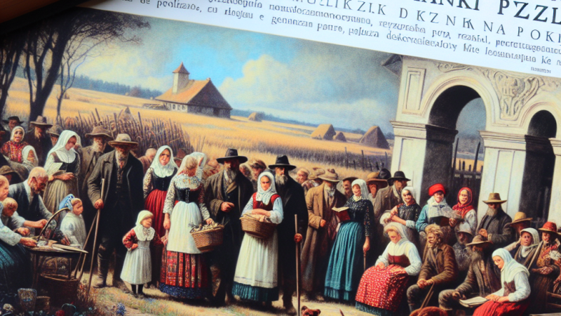 Prezentacja motywu wsi i jej mieszkańców w literaturze polskiej: "Chłopi" i "Wesele"