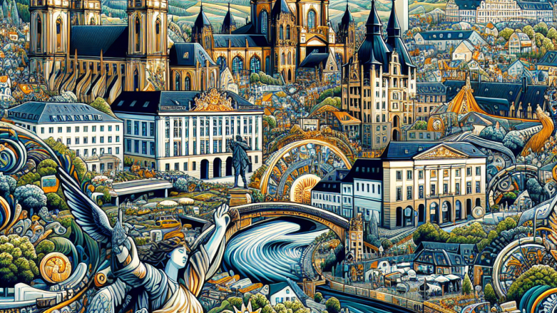 Prezentacja multimedialna o Saksonii: geografia, ludność, gospodarka, historia, znane osoby, zabytki, ciekawostki