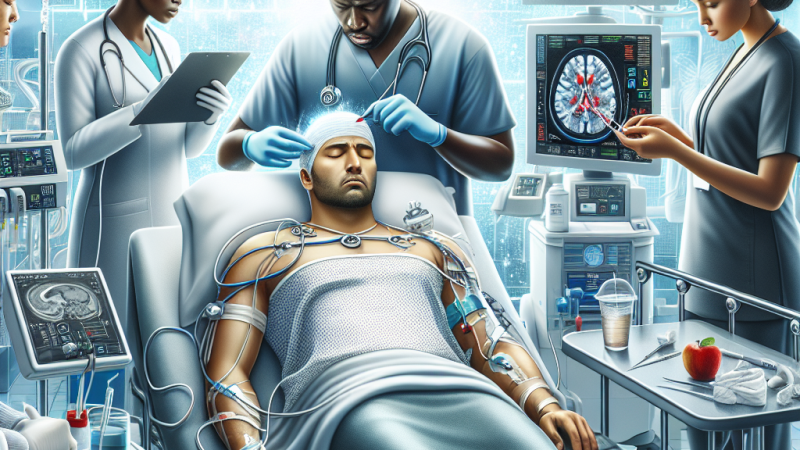 Prezentacja na temat pacjenta na oddziale intensywnej terapii w 1. dobie po zabiegu operacji pękniętego tętniaka mózgu: Pielęgnacja, opieka i możliwe powikłania