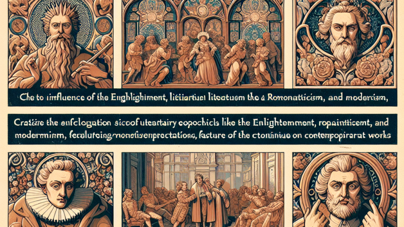 Próba odnalezienia kontynuacji tradycji i motywów barokowych w prozie i poezji epok następnych po baroku