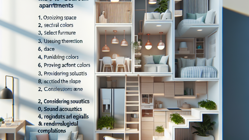 Problemy z projektowaniem wnętrz małych mieszkań jedno i dwupokojowych