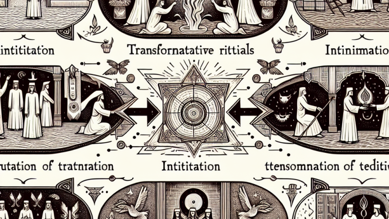 Proces inicjacji w kulturze, religii i magii