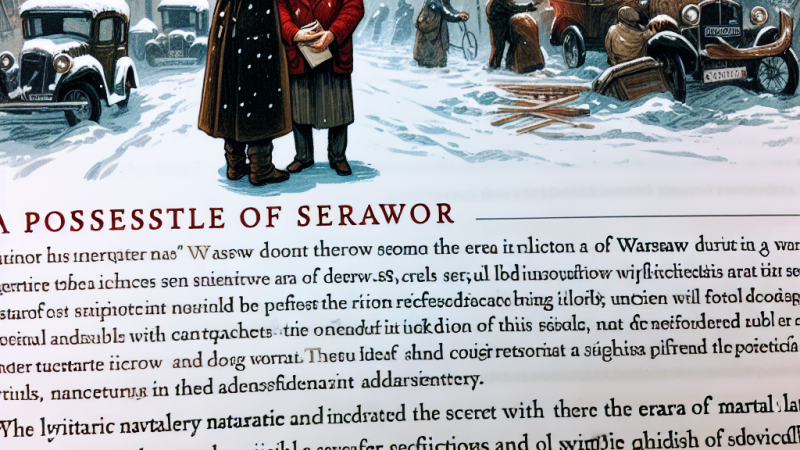 Profesor Andrews w Warszawie - problematyka