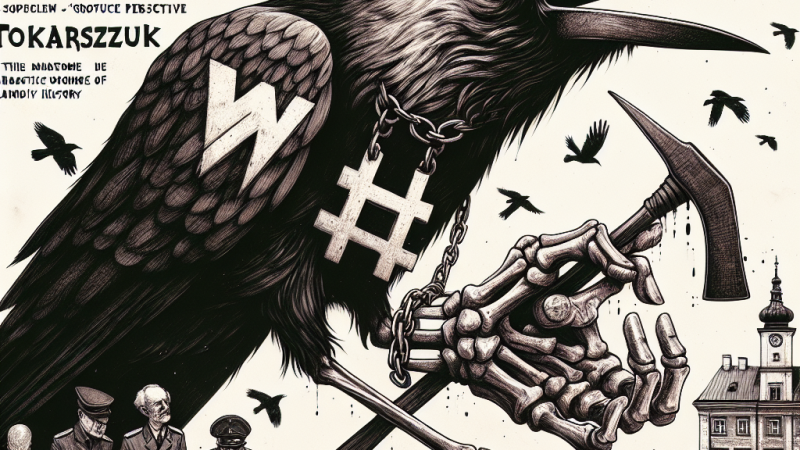 Profesor Andrews w Warszawie - symbol wrony w utworze