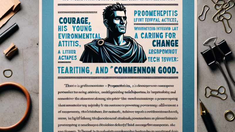 Prometeizm - jego znaczenie i współczesne przejawy.