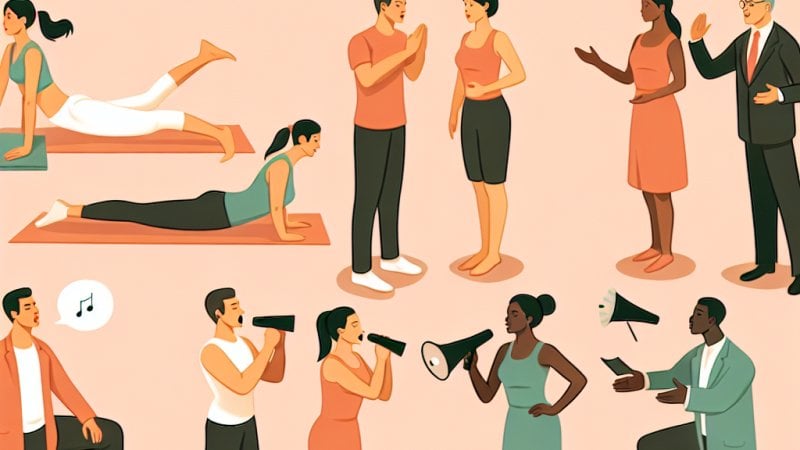 Propozycje ćwiczeń usprawniających emisję głosu