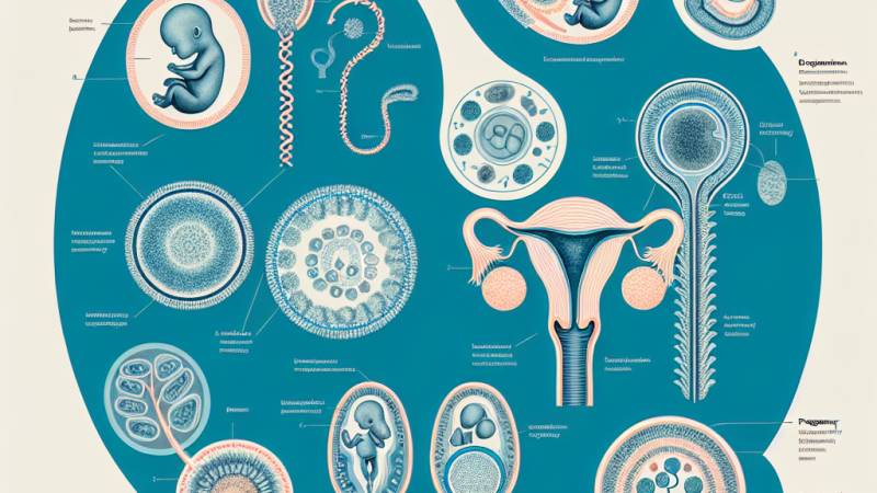 Przebieg ciąży: etap zarodkowy i płodowy, bliźnięta jedno i dwujajowe, cykl menstruacyjny