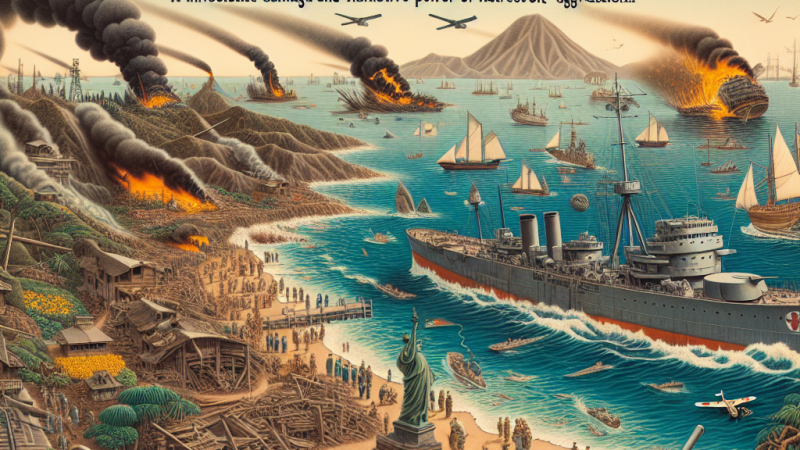 Przebieg, skutki i przyczyny wojny na Pacyfiku.