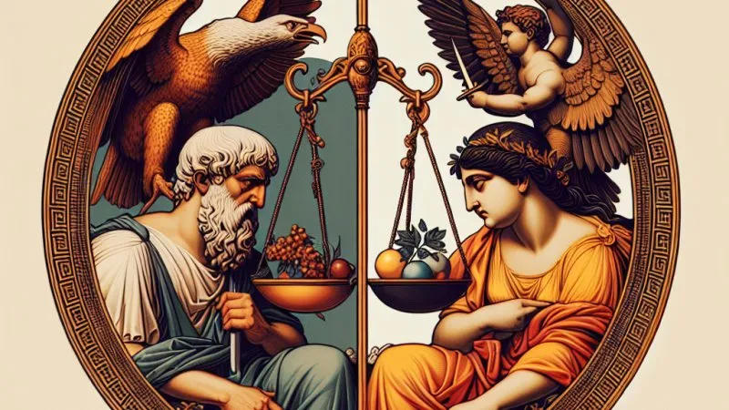 Przedstawiciele prawa boskiego i prawa ludzkiego w tragedii Sofoklesa pt. „Antygona”