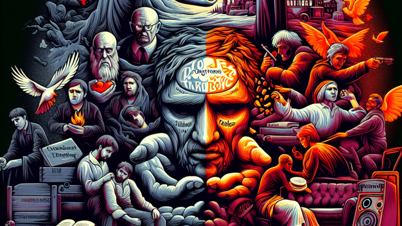 Przemiana bohaterów w "Potopie" i "Zbrodni i Karze"