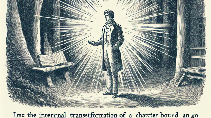 Przemiana wewnętrzna bohatera odwołująca się do "Potopu" i innego utworu literackiego