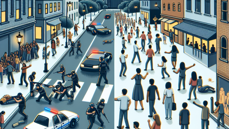 Przemoc na ulicach a ludzka znieczulica - Analiza zjawiska przez pryzmat społecznego obojętnego stosunku