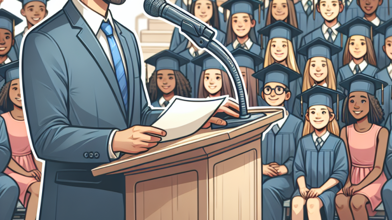 Przemówienie dyrektora na zakończenie roku ósmoklasistów.