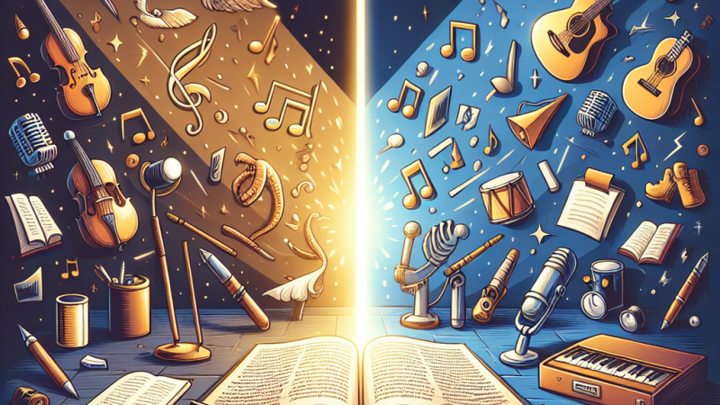 Przeżycia bohaterów literackich i współczesna muzyka