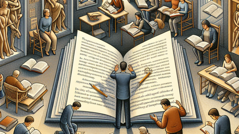 Przeżycie czytelnicze jako kształtujący człowieka - refleksje na podstawie lektury i innych dzieł literackich