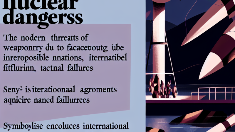 Przyczyny hipotetycznego wystąpienia zagrożenia bronią jądrową.